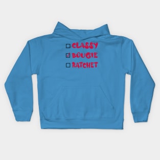 Savage Classy Bougie Ratchet Kids Hoodie